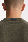Maglia girocollo in lana oliva men Paul smith - 4