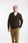 Cardigan in lana marrone men Paul smith - 1