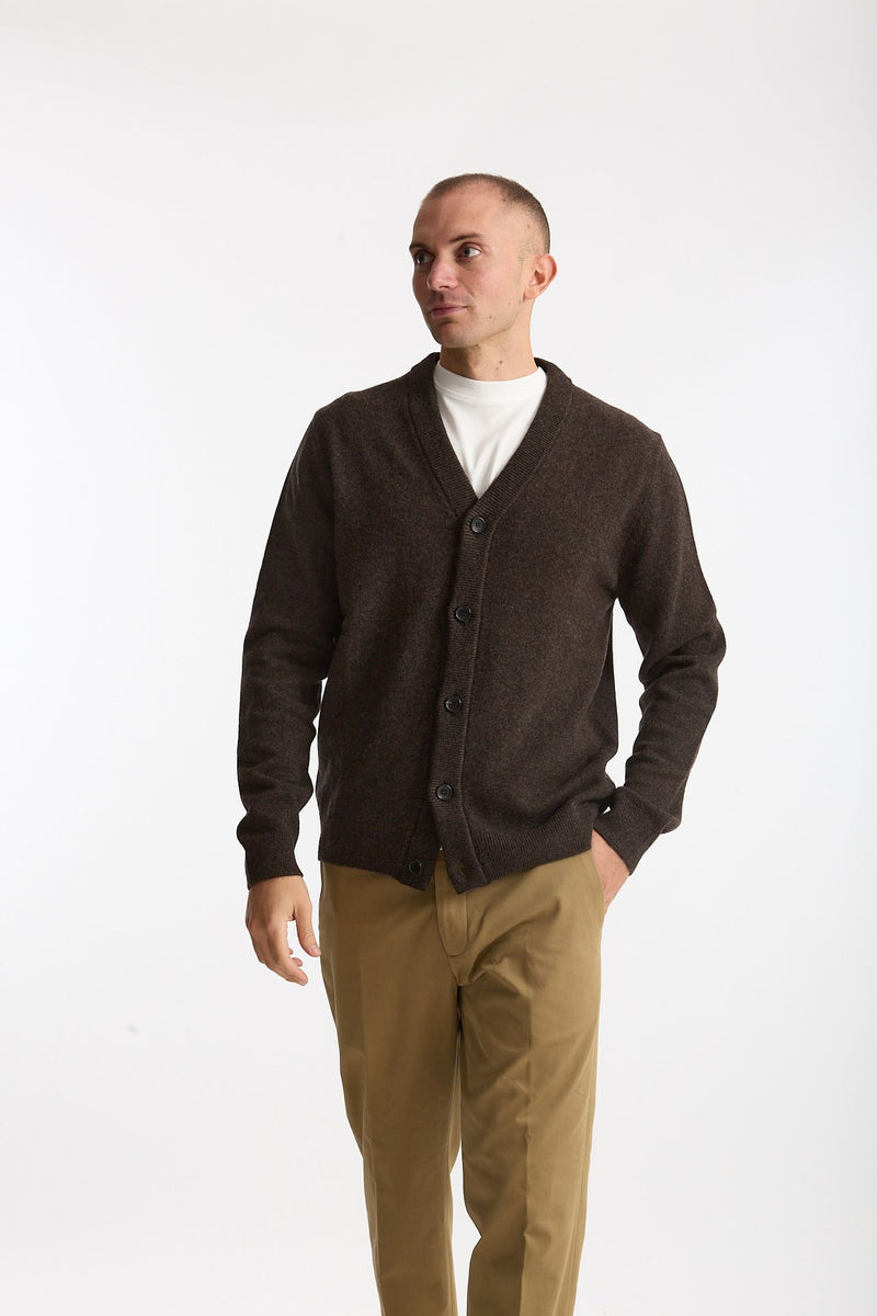 Cardigan in lana marrone men Paul smith - 1