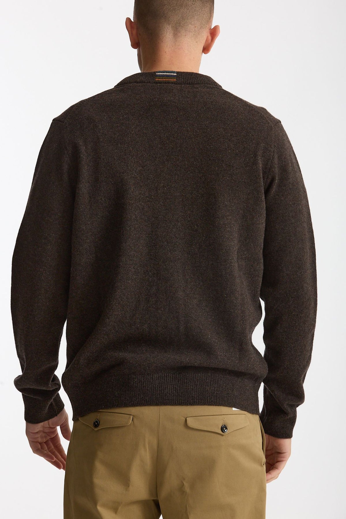 Cardigan in lana marrone men Paul smith - 3