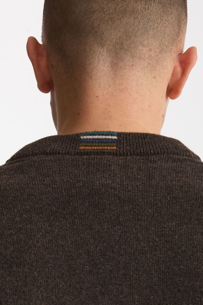 Cardigan in lana marrone men Paul smith - 4