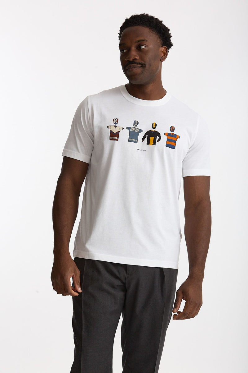 T-shirt in cotone bianco men Paul smith - 3