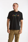 T-shirt stampa in cotone nero men Paul smith - 1