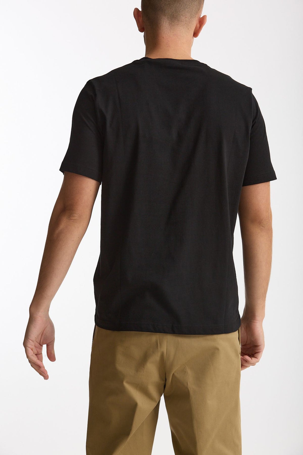 T-shirt stampa in cotone nero men Paul smith - 4