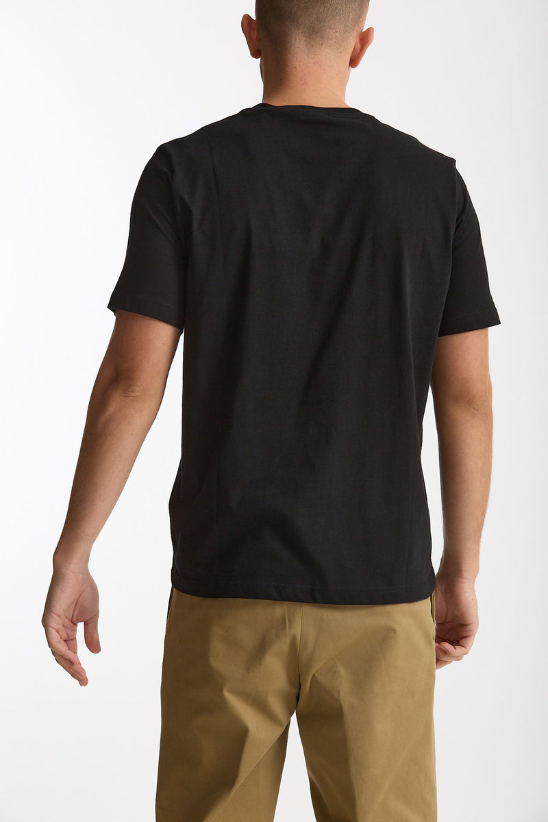 T-shirt stampa in cotone nero men Paul smith - 4