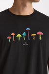 T-shirt stampa in cotone nero men Paul smith - 2