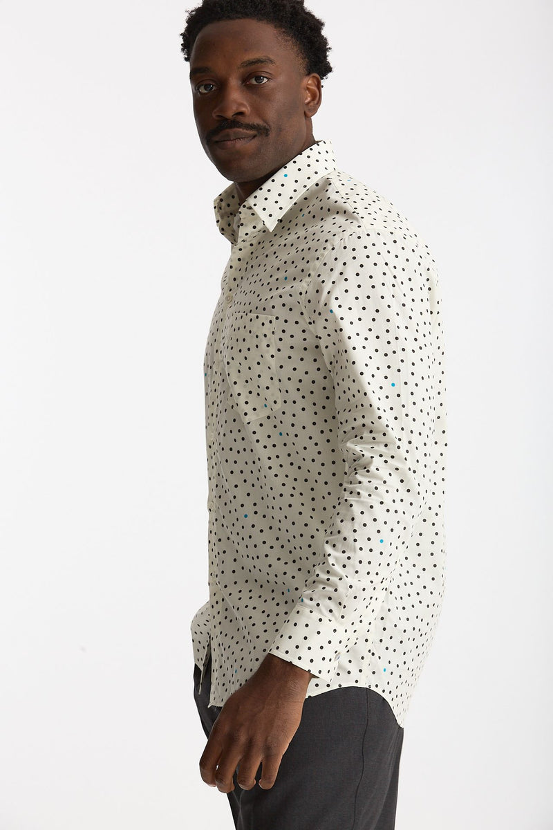 Camicia in cotone bianco pois neri men Paul smith - 5