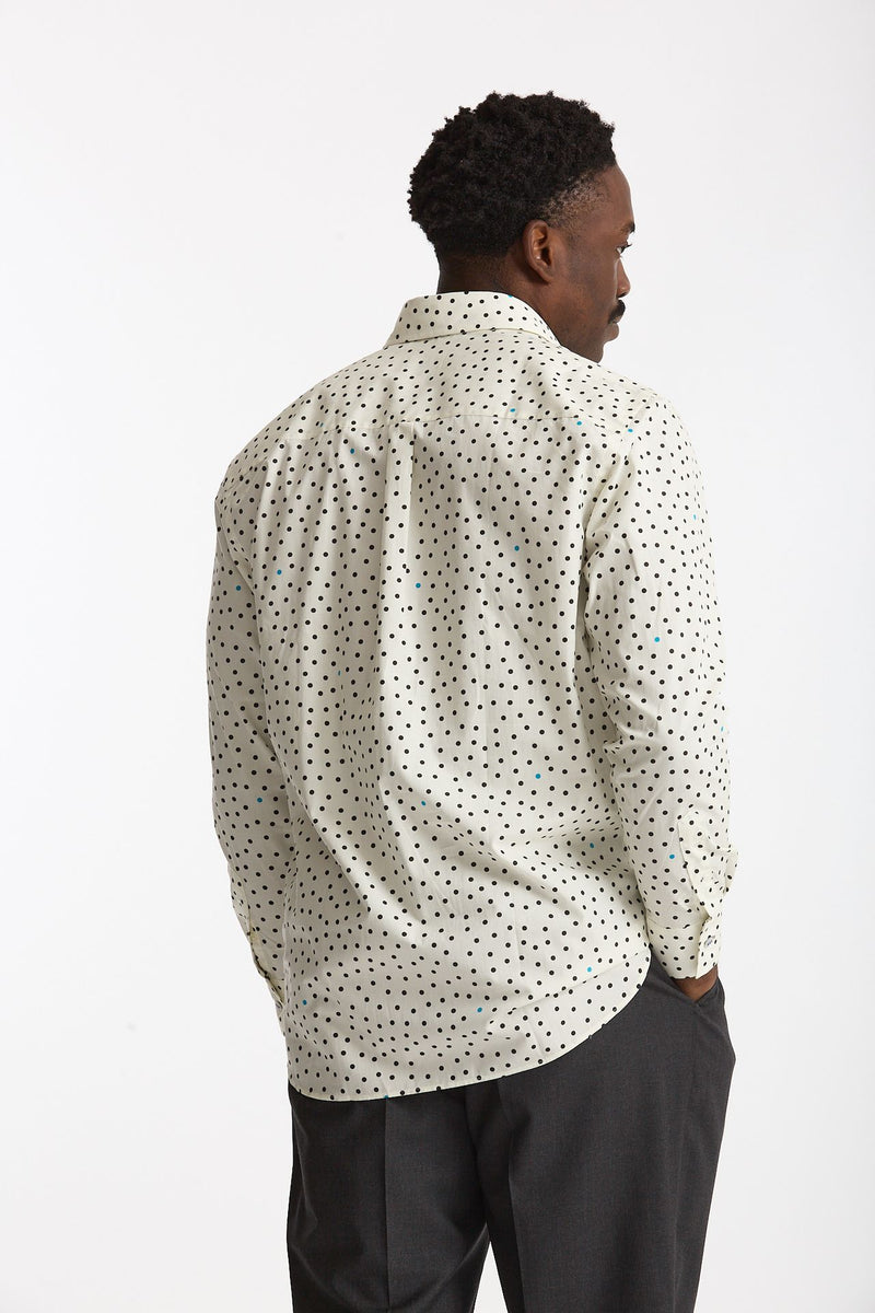 Camicia in cotone bianco pois neri men Paul smith - 6