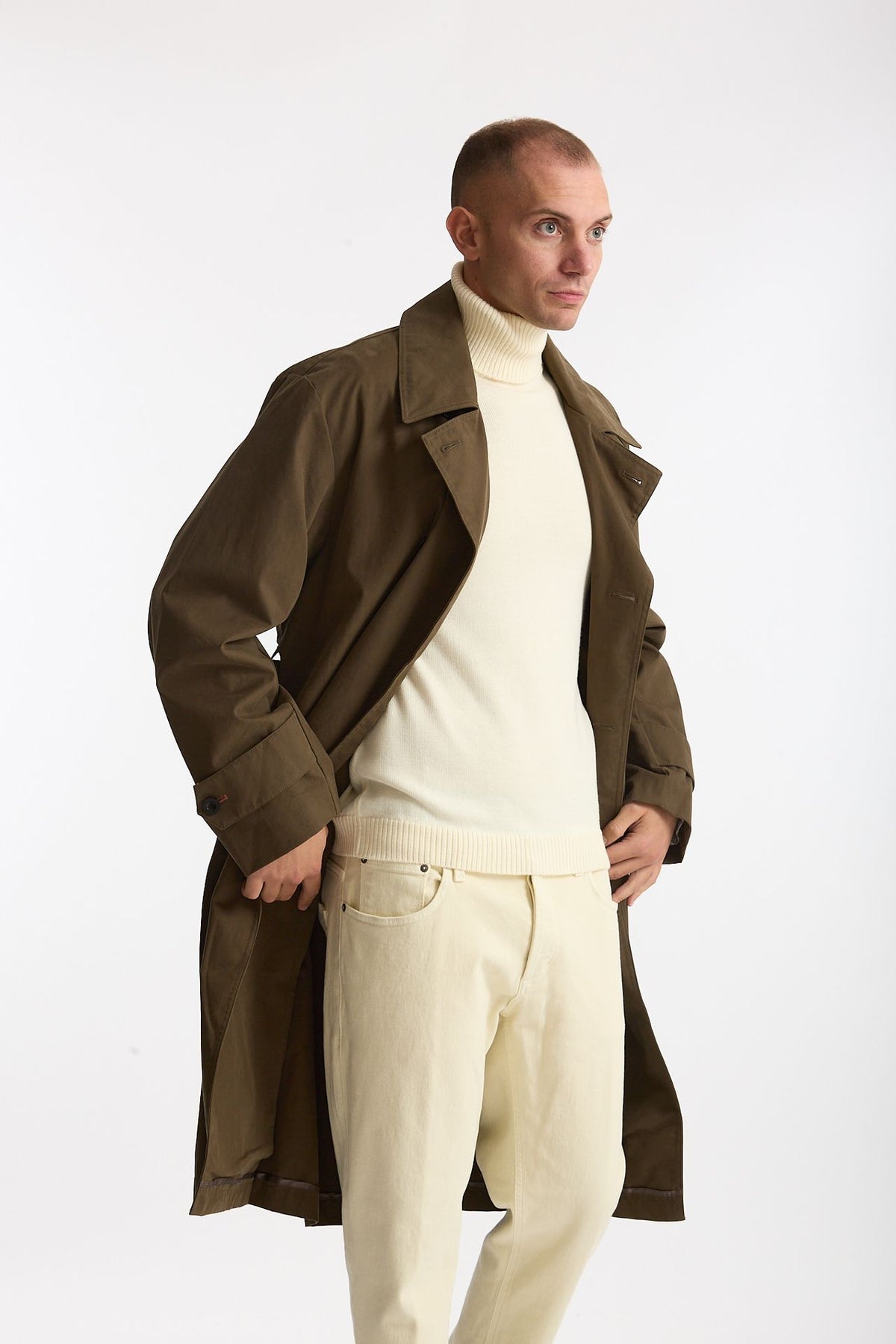 Trench in cotone verde men Paul smith - 4