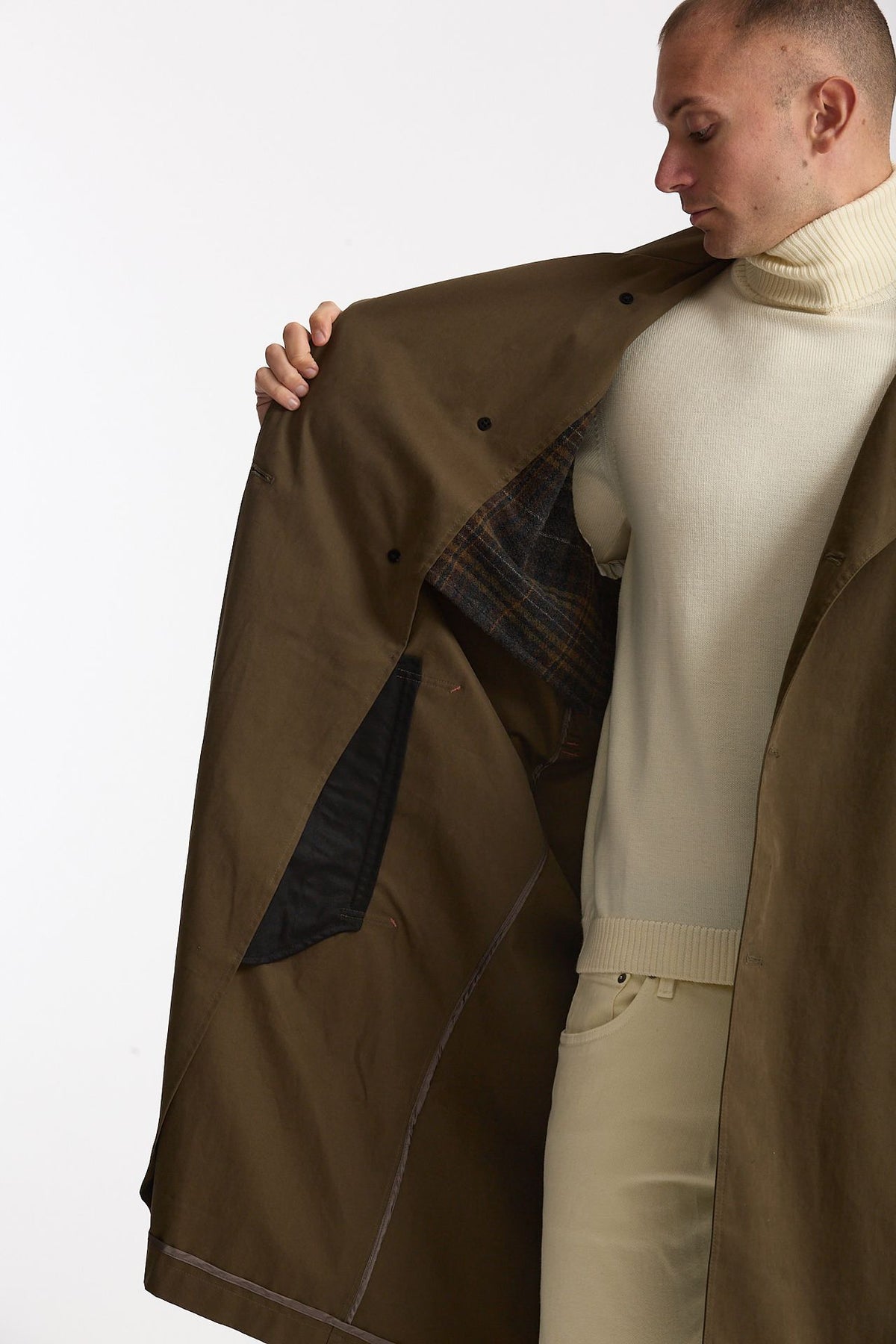 Trench in cotone verde men Paul smith - 9