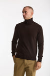 Dolcevita in lana marrone men ( p - s ) - 1
