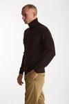 Dolcevita in lana marrone men ( p - s ) - 2
