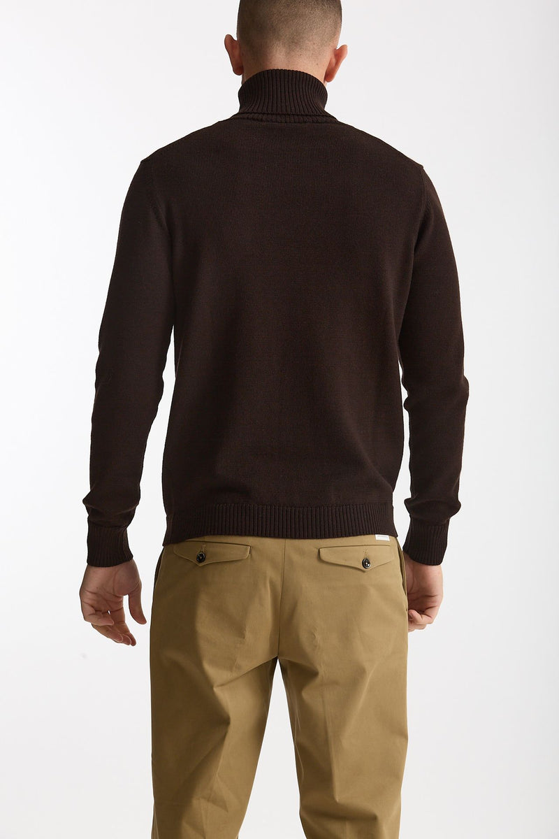 Dolcevita in lana marrone men ( p - s ) - 3