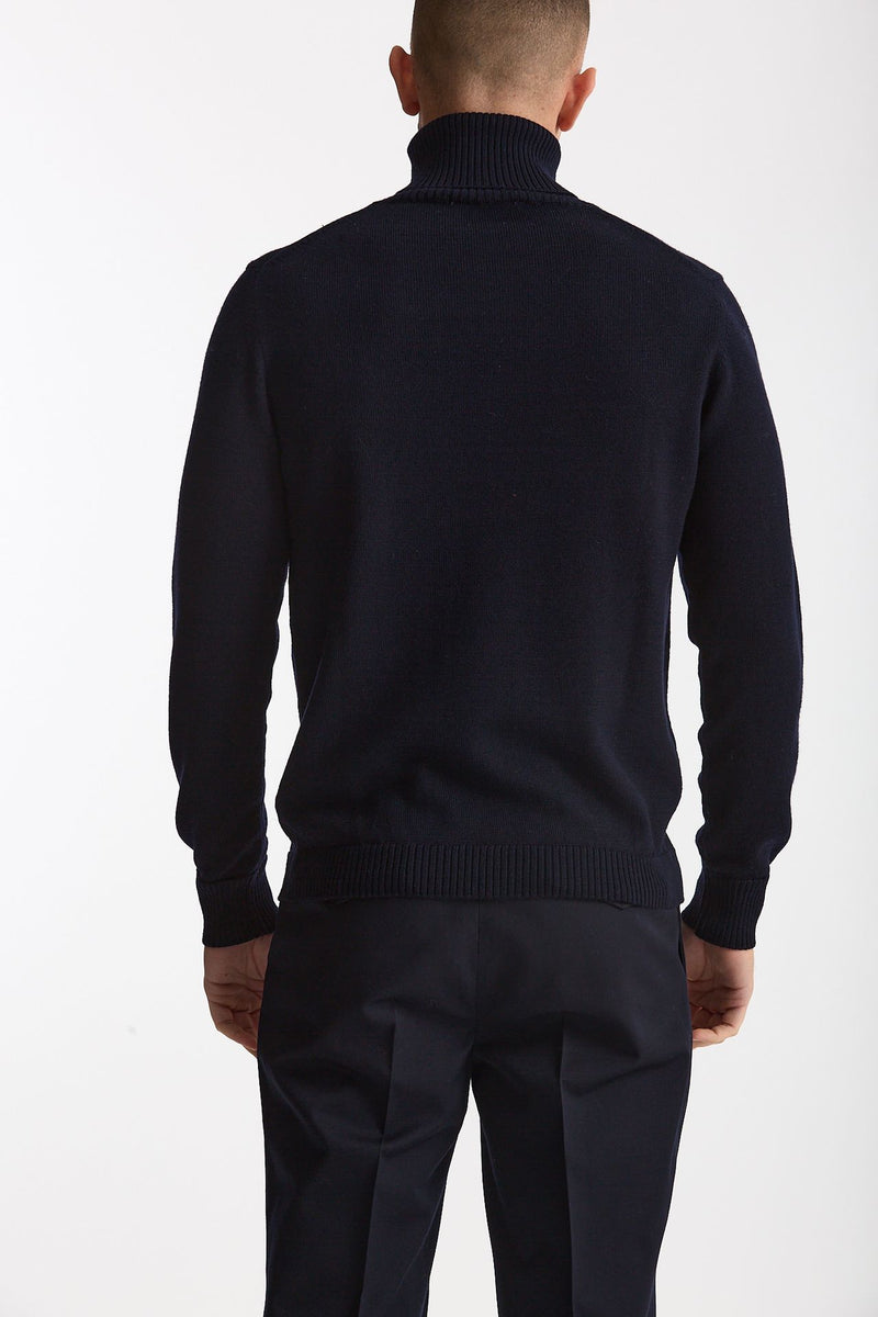 Dolcevita in lana blu men ( p - s ) - 5