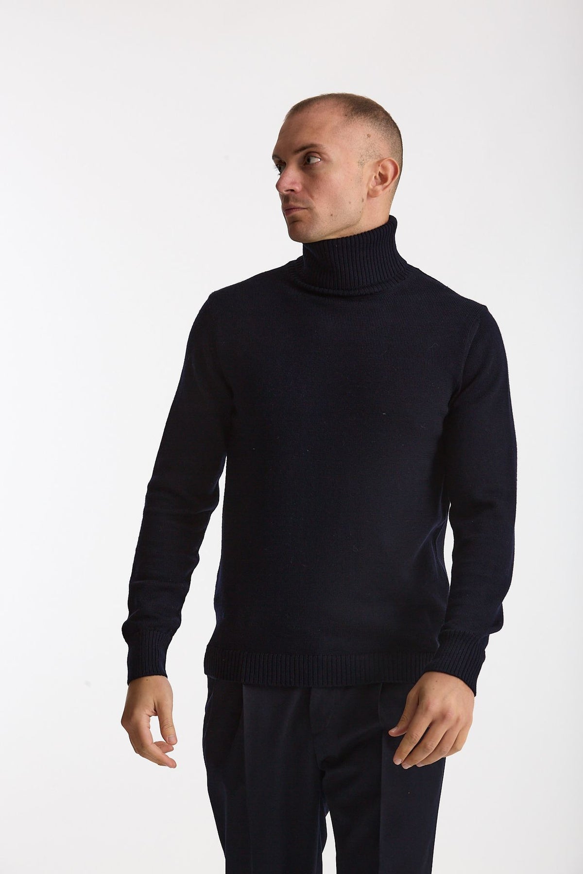 Dolcevita in lana blu men ( p - s ) - 1