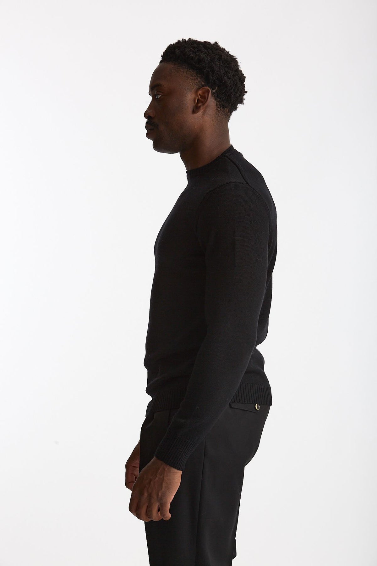 Maglia in lana nero men ( p - s ) - 3