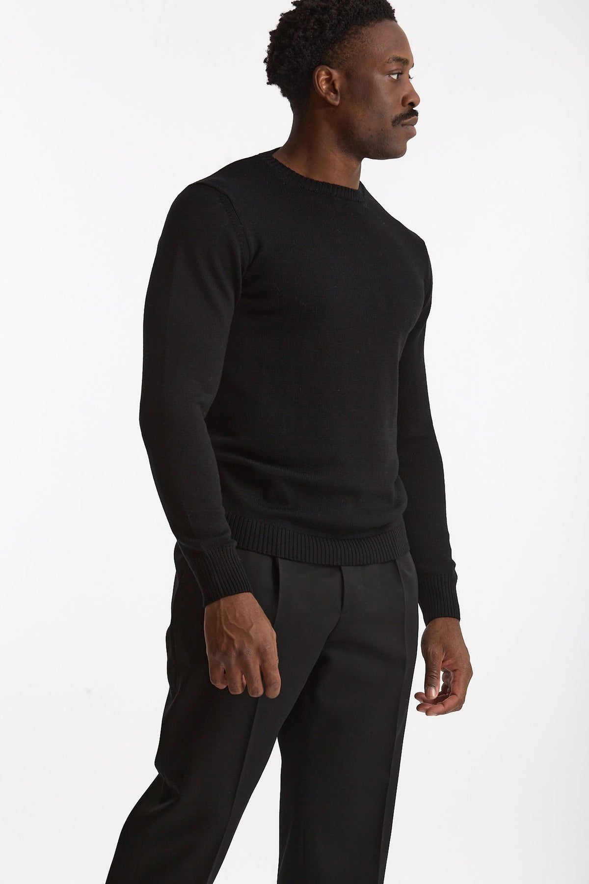 Maglia in lana nero men ( p - s ) - 4