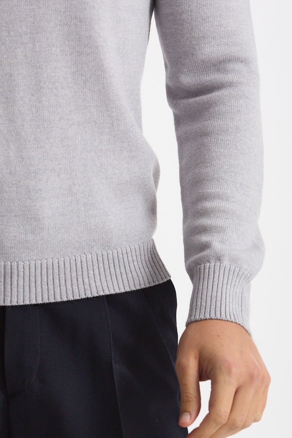Lupetto in lana grigio chiaro men ( p - s ) - 6