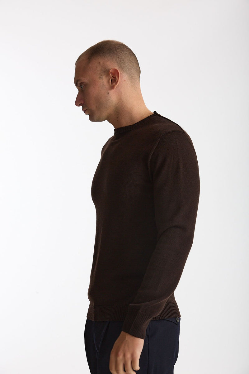 Maglia in lana marrone men ( p - s ) - 2