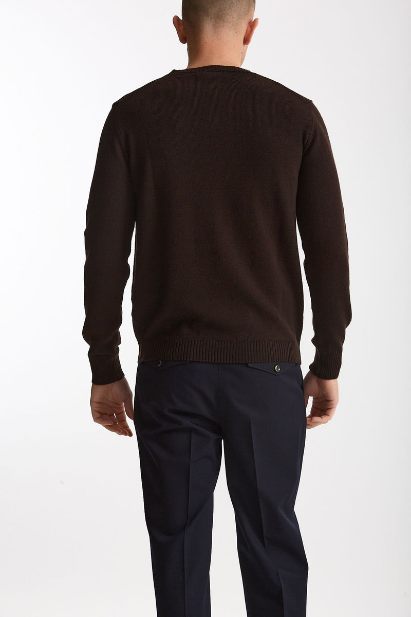 Maglia in lana marrone men ( p - s ) - 3