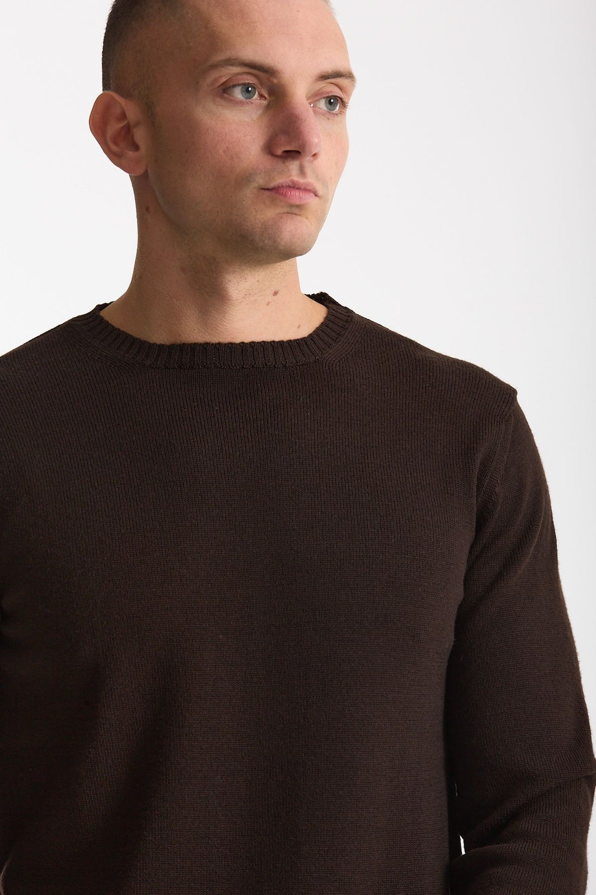 Maglia in lana marrone men ( p - s ) - 5