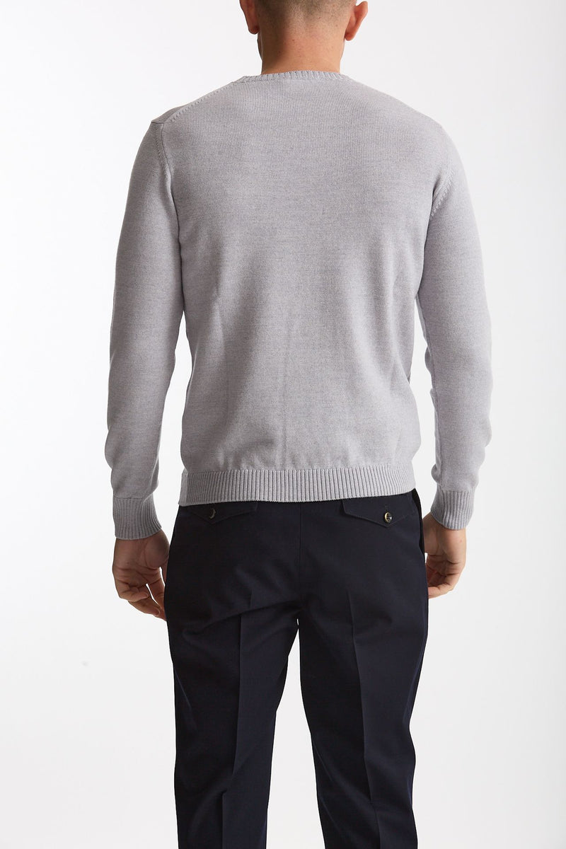 Maglia in lana grigio chiaro men ( p - s ) - 4