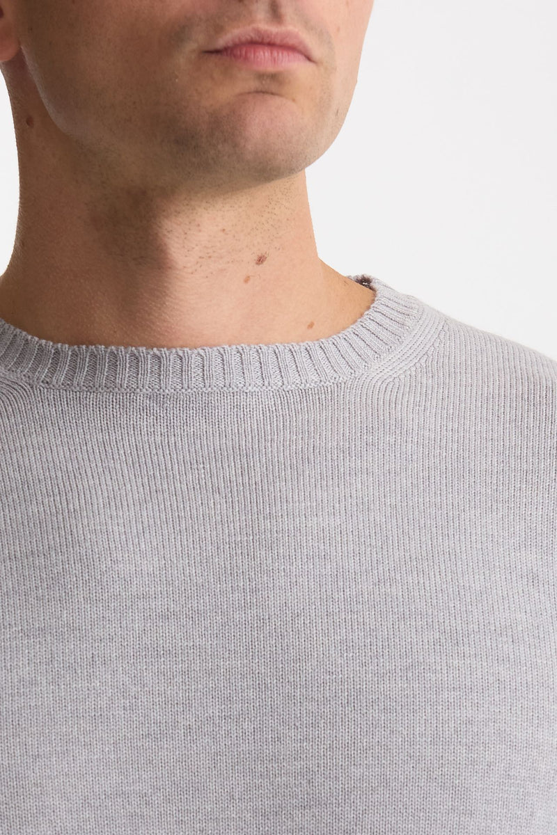 Maglia in lana grigio chiaro men ( p - s ) - 5