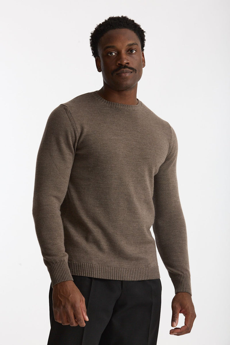 Maglia in lana tortora men ( p - s ) - 4