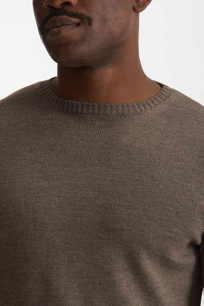 Maglia in lana tortora men ( p - s ) - 5