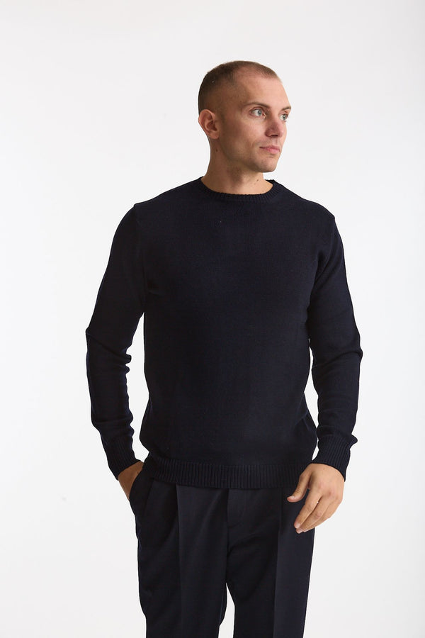 Maglia in lana blu men ( p - s )