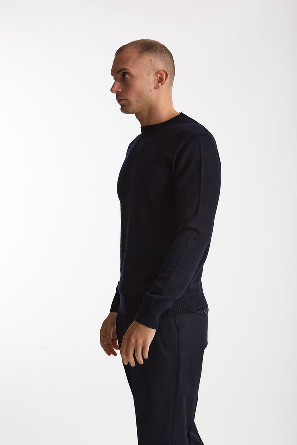 Maglia in lana blu men ( p - s )