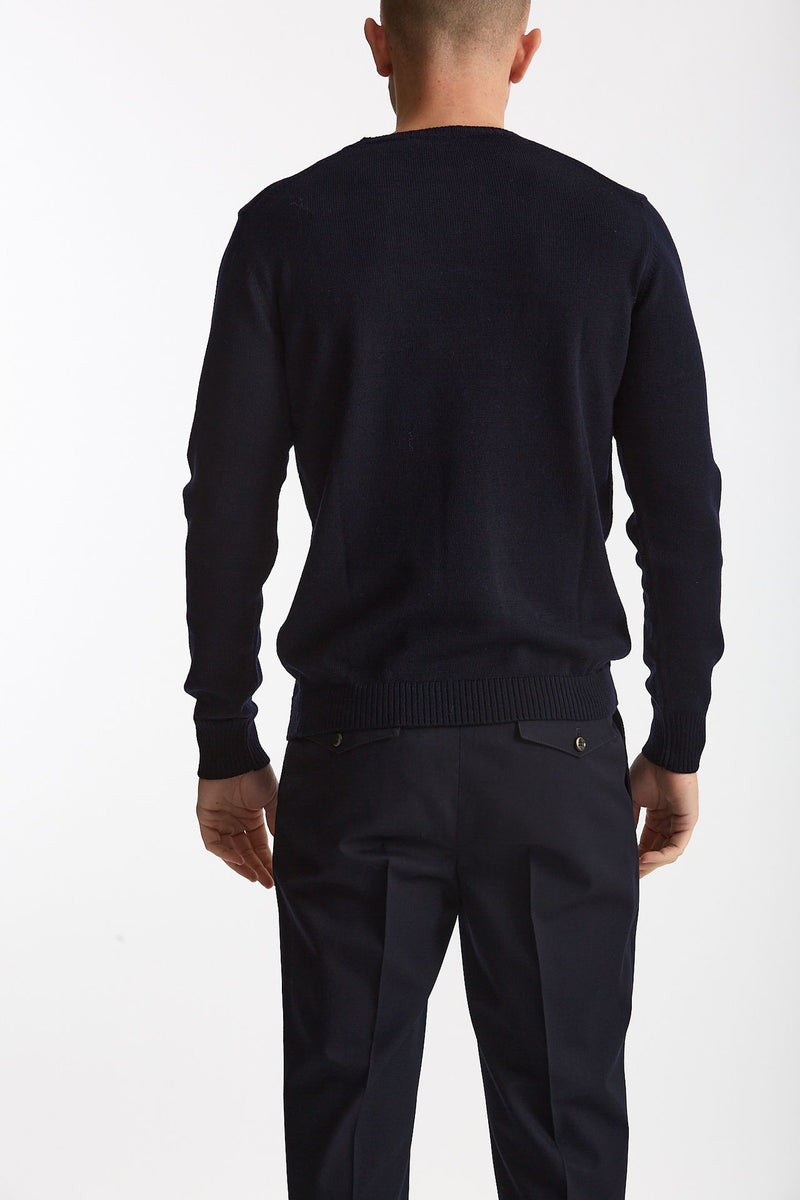 Maglia in lana blu men ( p - s ) - 3