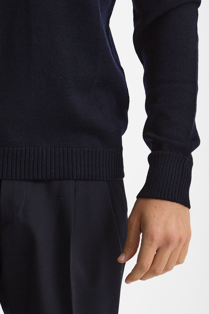 Maglia in lana blu men ( p - s ) - 6