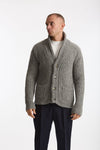 Cardigan in lana grigio men ( p - s ) - 3