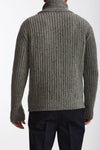 Cardigan in lana grigio men ( p - s ) - 4