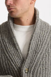 Cardigan in lana grigio men ( p - s ) - 5