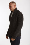 Cardigan in lana marrone men ( p - s ) - 3