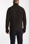 Cardigan in lana marrone men ( p - s ) - 5