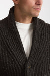 Cardigan in lana marrone men ( p - s ) - 6