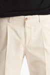 Pantalone HAMPTONS in cotone fermo panna men Pt torino - 5