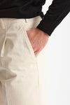 Pantalone HAMPTONS in cotone fermo panna men Pt torino - 6