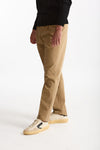 Pantalone HAMPTONS in cotone fermo cammello men Pt torino - 4