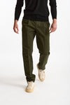 Pantalone HAMPTONS in cotone fermo verde men Pt torino - 2