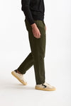 Pantalone HAMPTONS in cotone fermo verde men Pt torino - 4