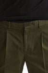 Pantalone HAMPTONS in cotone fermo verde men Pt torino - 5
