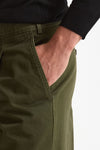 Pantalone HAMPTONS in cotone fermo verde men Pt torino - 6