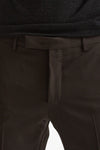 Pantalone in lana stretch EDGE- DIECI marrone men Pt torino - 5