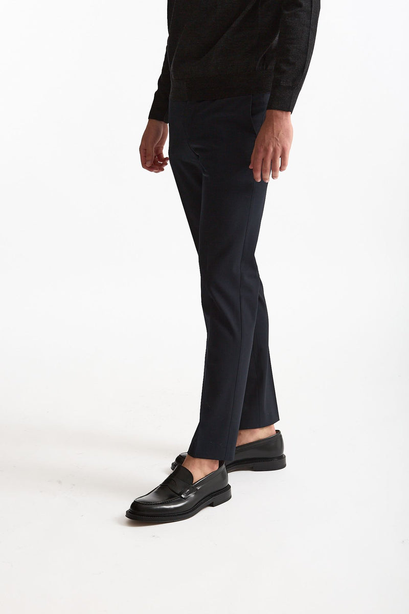 Pantalone in lana stretch EDGE- DIECI blu men Pt torino - 3