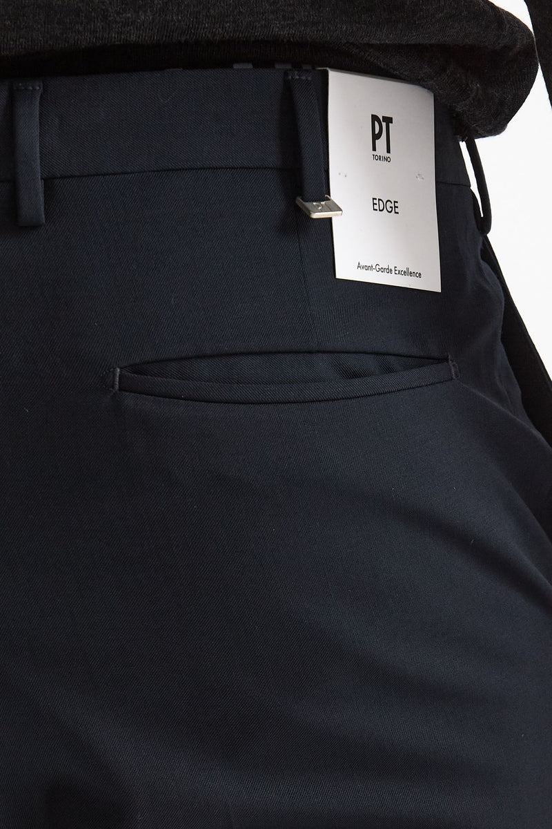 Pantalone in lana stretch EDGE- DIECI blu men Pt torino - 7