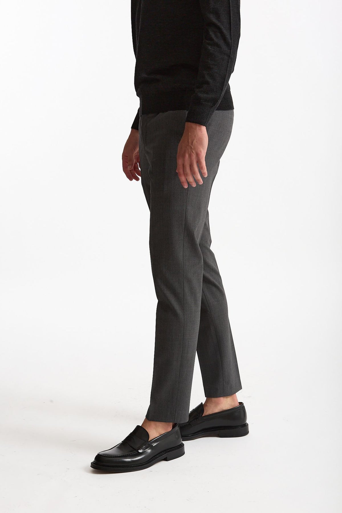 Pantalone in lana stretch EDGE- DIECI grigio men Pt torino - 2